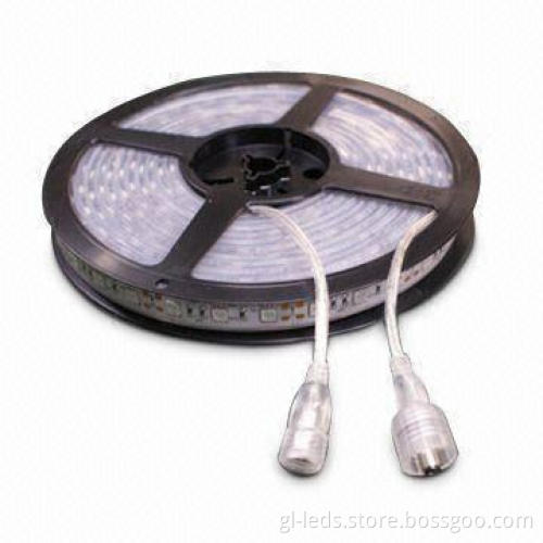 LED Strip with 12/24V DC Voltage, 120° Wide Angle Illumination and IP68 Protection
